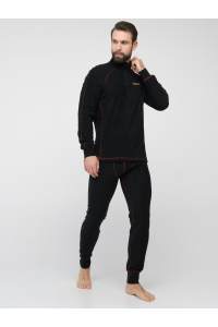 Термобелье Thermoline ZIP цв.чёрный, тк.Флис (HM) (М)
