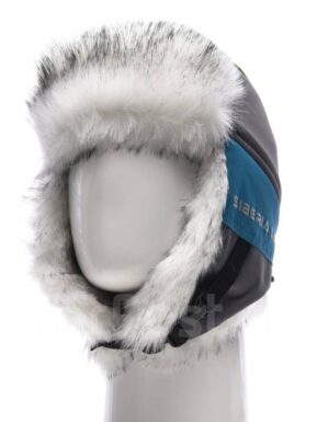 Шапка-ушанка "Siberia Lady" зимняя, цв.бирюза/серый, тк.Breathable (HM) (М)