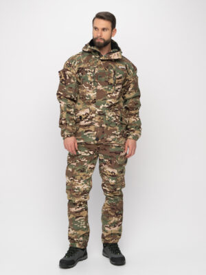 Костюм "Горка-5" демисезонный, цвет Мультикам, тк.Смесовая Рип-Стоп (HM) (М)
