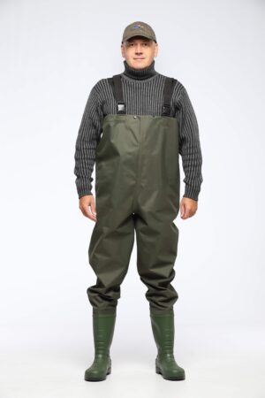 Полукомбинезон, ПВХ, оливково-зелёный, HABITAT