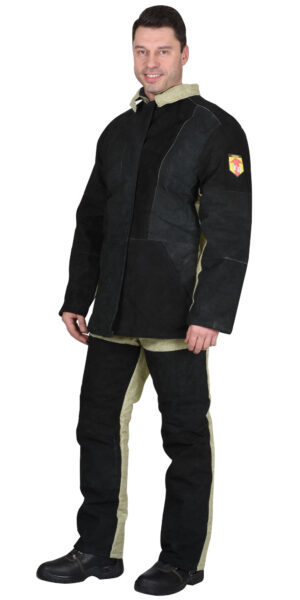 Костюм сварщика зимний, брезент со спилком(2,7кв.м.) тип Б(М)