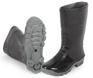 Сапоги ПВХ мужские двухкомпонентные, цв.черный