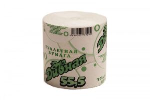 Бумага туалетная "Дивная" б/втулки 55,5м