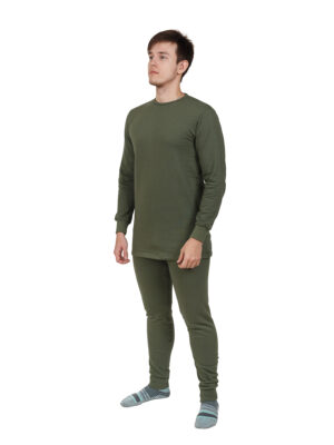 Белье нательное трикотажное с начесом (260гр. 100% хб.) (М)