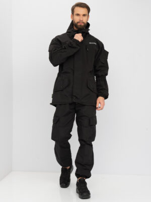 Костюм "Горка-5" летний, цв.чёрный, тк.Смесовая Рип-Стоп (HM) (М)