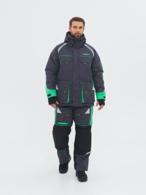 Костюм "Yakutia" зимний, цв.т.серый, тк.Galaxy Breathable (HM) (М)